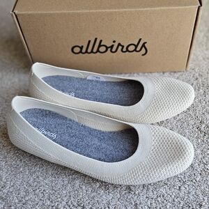 Allbirds Tree Breezers in Cream Hush, size 8 womens